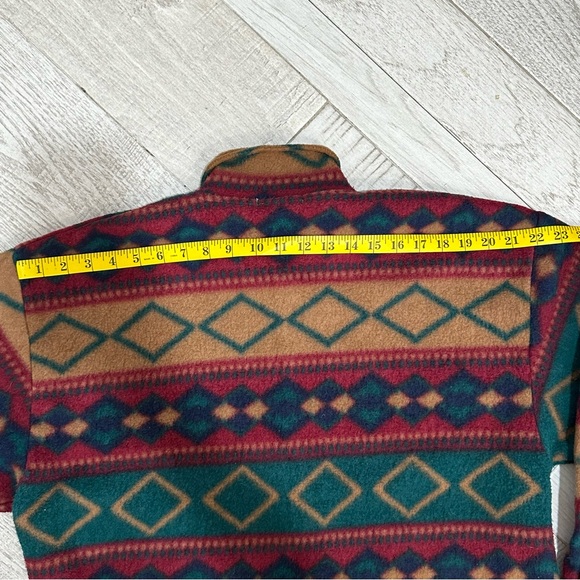 Western Tribal Flannel‎ Fleece Shacket M - Picture 3 of 9